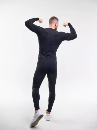 Термобелье мужское SAIMAA_X-LINE SPORT, черный с серым/черный купить за 2000 ₽ в магазине «Аматис»