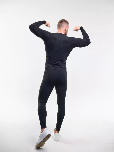 Термобелье мужское SAIMAA_X-LINE SPORT, черный с серым/черный купить за 2000 ₽ в магазине «Аматис»