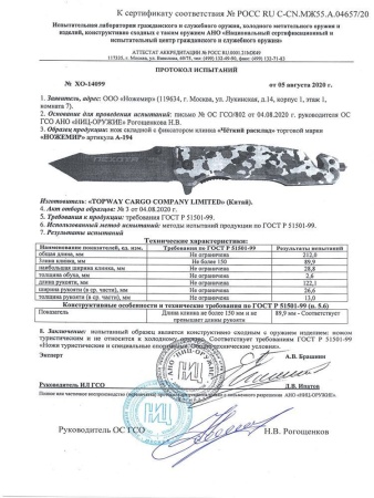 Нож автоматический Четкий расклад ПЕХОТА купить за 950 ₽ в магазине «Аматис»